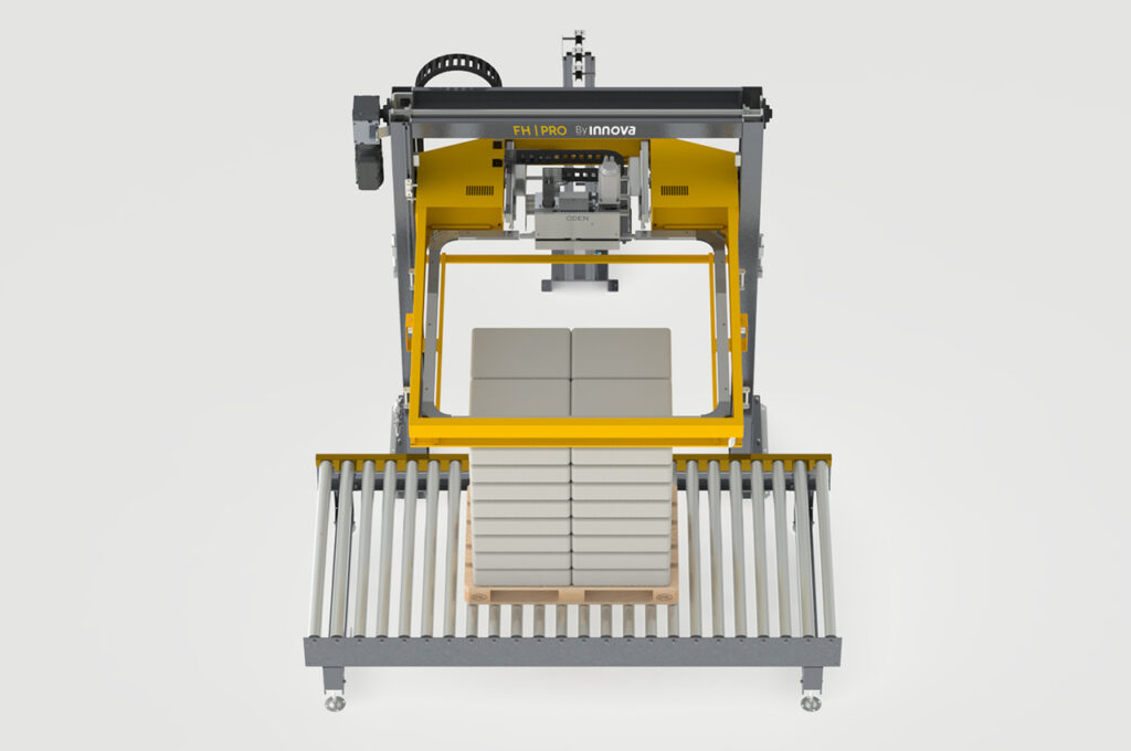 nuevo sistema de flejado automatico de palets